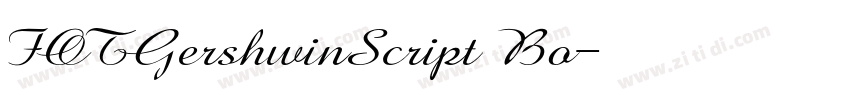 FOTGershwinScript Bo字体转换 FOTGershwinScript Bo字体转换